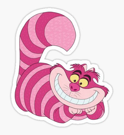 Alice In Wonderland Stickers, Wonderland Stickers, Trending Stickers, The Cheshire Cat, Posca Art, Cute Laptop Stickers, Bubble Stickers, Tumblr Stickers, Disney Sticker