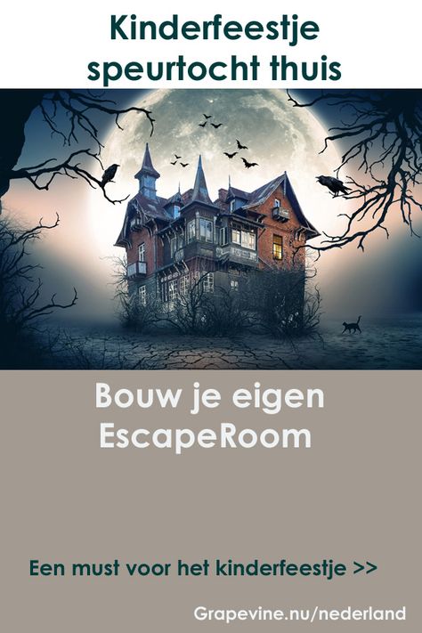 Bouw je eigen EscapeRoom -  met geheime attributen & puzzels 9-13 jaar. Escape Games, GPS-speurtochten, Speurtochten binnen, Speurtochten buiten, gratis uitnodigingen #escape #escape-room #escaperoom #kinderfeestje  #kinderfeestje-thuis #kinderpartijtje #speurtocht #speurtocht-kinderfeestje #kinderfeestje-speurtocht #grapevine #escape-game Escape The Classroom, Steam Ideas, Escape Games, Escape Room Game, Travel Diy, Escape Game, Harry Potter Party, Escape Room, Travel With Kids