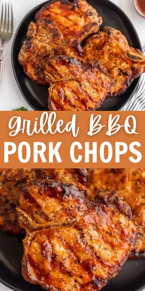 Pork Loin Centre Chops Recipe, Grilled Pork Chops Boneless, Grilled Pork Loin Chops, Pork Chops On The Grill, The Best Pork Chops, Pork Loin Chops Recipes, Best Pork Chops, Grilled Pork Steaks, Barbecue Pork Chops