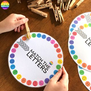 Literacy Circles, Literacy Activities Preschool, Printable Circles, Initial Sounds, Early Childhood Teacher, Alphabet Matching, Letter Matching, Activities Preschool, Letter Activities