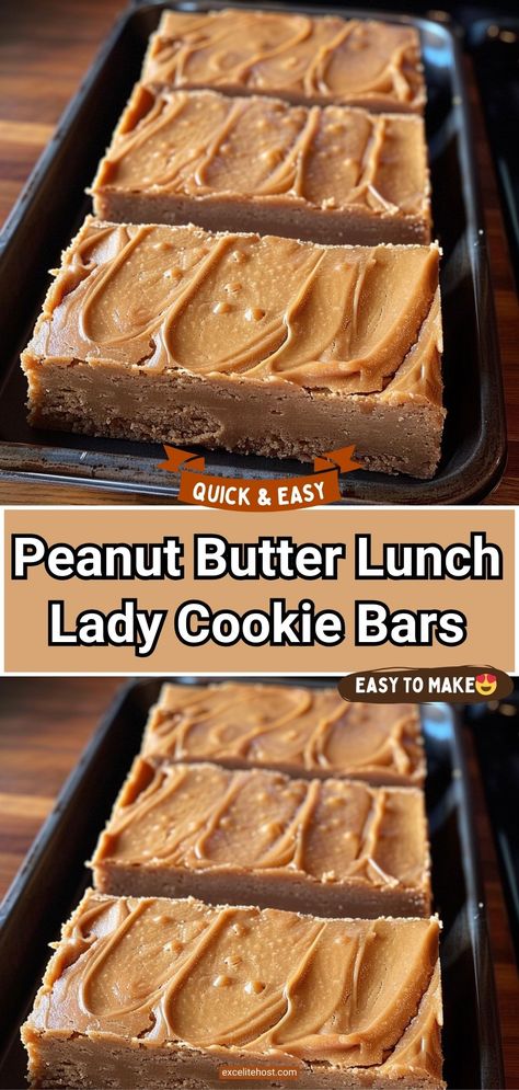 Peanut Butter Lunch Lady Cookie Bars evoke fond memories of childhood and school cafeteria delights for countless individuals. Old Fashioned Cafeteria Peanut Butter Candy, Lunchroom Ladies Peanut Butter Bars, Cafeteria Peanut Butter Squares, Peanut Butter Lunch Lady Bars, School Lunch Peanut Butter Bars, Lunch Lady Brownies Sheet Pan, School Lunch Lady Recipes, Peanut Butter Lunch Lady Cookie Bars, Peanut Butter Passion Bars