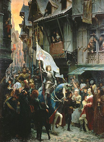 Hundred Years' War - Ancient History Encyclopedia Saint Joan Of Arc, Jeanne D'arc, Joan Of Arc, Romantic Art, French Artists, Big Canvas Art, Canvas Print Wall, Oil On Canvas, Les Oeuvres