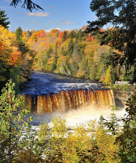 “The Rushing Tahquamenaw” Tahquamenon Falls, Upper Michigan | Flickr - John McCormick Michigan Waterfalls, Tahquamenon Falls, Upper Michigan, Upper Peninsula Michigan, Michigan Travel, State Of Michigan, Les Cascades, Upper Peninsula, Pure Michigan