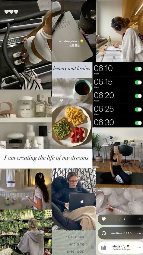 Life Of My Dreams, Fitness Vision Board, Vision Board Examples, Vision Board Images, Wallpaper Iphone Lucu, Vision Board Wallpaper, 2024 Goals, Dream Vision Board, Life Vision Board