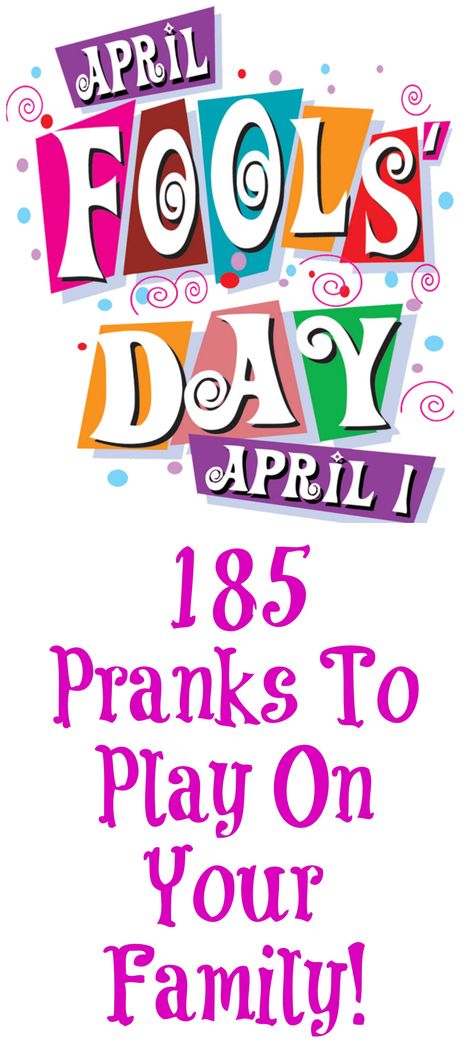 185 Easy April Fool’s Jokes And Pranks To Play On Your Family: The Ultimate List April Fools Pranks For Adults, April Fools Tricks, Best April Fools Pranks, Funny April Fools Pranks, Pranks To Pull, Easy Pranks, April Fools Day Jokes, Best April Fools, April Fool's Prank