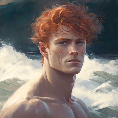 Redhead Characters, Redhead Art, Male Portrait Poses, Redhead Men, Ginger Men, Cute White Guys, Boy Character, Fantasy Warrior, Romantic Art