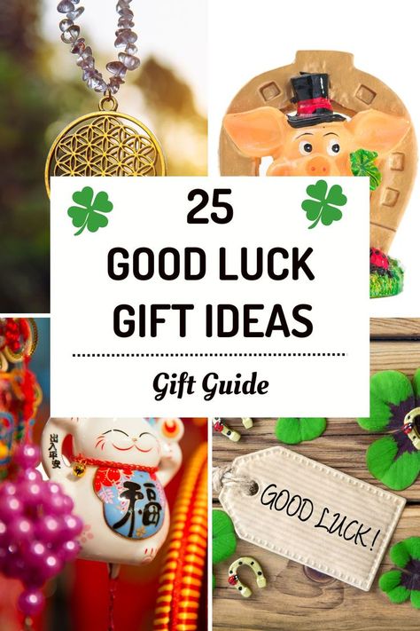 Looking for the perfect way to wish someone good luck? Check out these unique gift ideas and symbols that are sure to bring them good fortune in whatever they do. From lucky charms to personalized tokens, find the perfect gesture that will make their day extra special. Spread some positive vibes today! Discover the power of good luck gifts and symbols now! Good Luck Gift Ideas, Good Luck Charms Symbols, Lucky Charm Gifts, Good Luck Symbols, Lucky Symbols, Lucky Gifts, Good Luck Gifts, Lucky Charms, Luck Charms