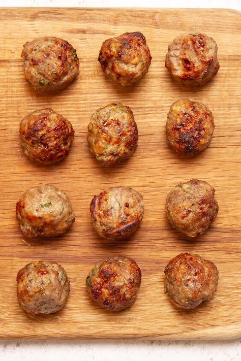 Creamy Tuna Pasta, Ground Turkey Meatballs, Pasta Bake Easy, Tuna Pasta Bake, Fried Meatballs, Parmesan Meatballs, Best Meatballs, How To Cook Meatballs, Frozen Meatballs