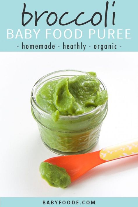 Kale Puree Baby Food, Kale Baby Food Recipes, Baby Broccoli Recipe, Broccoli Puree, Baby Food Puree, Puree Recipes, Teething Biscuits, Baby Nutrition, Making Baby Food