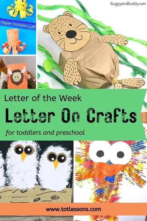 Letter of the Week Preschool Curriculum: Letter O - Printables and Resources - totlessons.com O Crafts For Toddlers, The Letter O Preschool Crafts, Letter O Art Preschool, Letter O Crafts For Toddlers, Letter O Crafts For Preschoolers, Teaching Preschoolers Letters, Letter O Preschool, Letter O Craft, Letter Of The Week Preschool