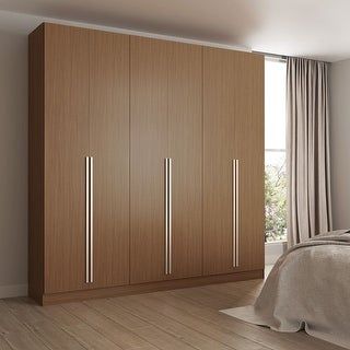 Natural Wood Bedroom, Freestanding Wardrobe, Wardrobe Bed, Wood Wardrobe, Wardrobe Organisation, Maple Cream, Wardrobe Designs, Wardrobe Design Bedroom, Wardrobe Armoire