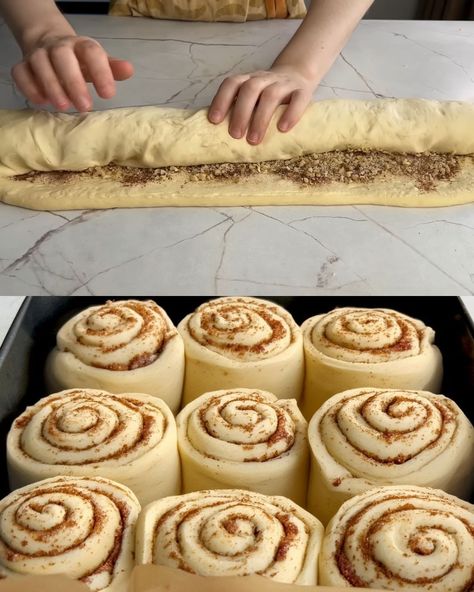 Soft and Fluffy Cinnamon-Walnut Rolls with Cream Cheese Frosting - Greenku Recipes Cinnamon Frosting Cream Cheese, Soft And Fluffy Cinnamon-walnut Rolls With Cream Cheese Frosting, Soft And Fluffy Cinnamon Walnut Rolls, Soft Fluffy Cinnamon Rolls, Cinnamon Rolls With Cream Cheese Frosting, Cinnamon Rolls With Rhodes Rolls, Soft Cinnamon Rolls Recipe, Cream Cheese Cinnamon Roll Frosting, Cream Cheese Frosting Cinnamon Rolls