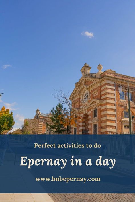 Your guide to visit Epernay in a day. Must see place in France. Today, we offer you an itinerary specially designed to spend a perfect day in Epernay, Champagne. Epernay France Champagne, Champagne Region France, Epernay France, Best Champagne, France Love, Champagne Region, One Day Trip, A Perfect Day, Alsace