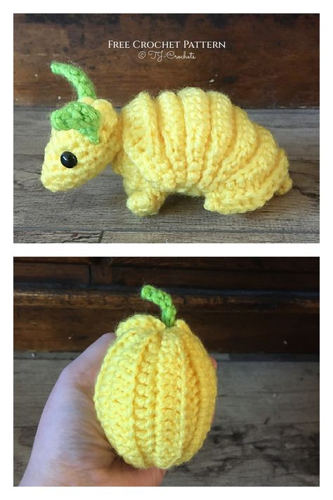 Amigurumi Roll-up Armadillo Free Crochet Patterns Thick Yarn Amigurumi, Elden Ring Crochet Pattern, Crochet Chicken Nuggets Free Pattern, Adorable Crochet Patterns, Crochet Junimo Pattern, Crochet Ideas With Green Yarn, Silly Crochet Patterns, Crochet Armadillo, Quick Crochet Projects Free Pattern