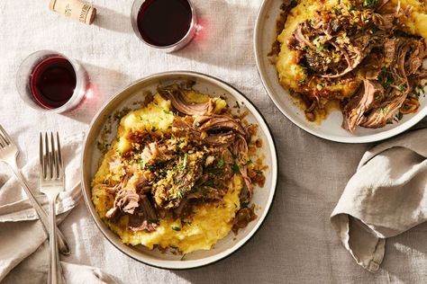 Garlic-Studded Pork Shoulder With Anchovies & Calabrian Chiles Recipe on Food52, a recipe on Food52 Braised Pork Shoulder, Pork Shoulder Recipes, Braised Cabbage, Pulled Pork Leftovers, Boneless Pork Shoulder, Pulled Pork Recipes, Braised Pork, Boneless Pork, Pork Shoulder