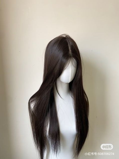 Hairstyles Mannequin, Black Silky Hair, Hair Stages, Pretty Hair Cuts, Hair Style Korea, Hair Inspiration Long, Kpop Hair, Chocolate Hair, Dyed Hair Inspiration