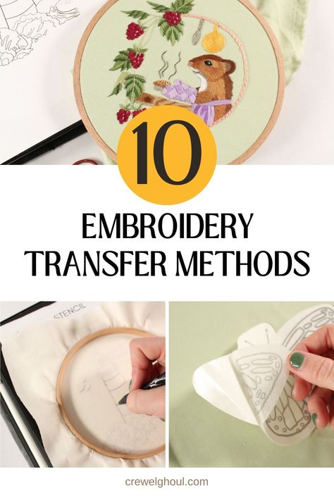 How To Transfer An Embroidery Pattern To Fabric, How To Design An Embroidery Pattern, Transferring Embroidery Patterns, How To Transfer Design For Embroidery, How To Transfer Pattern For Embroidery, Embroidery Pattern Transfer, How To Transfer Embroidery Patterns, How To Make Your Own Embroidery Pattern, Transfer Embroidery Pattern To Fabric