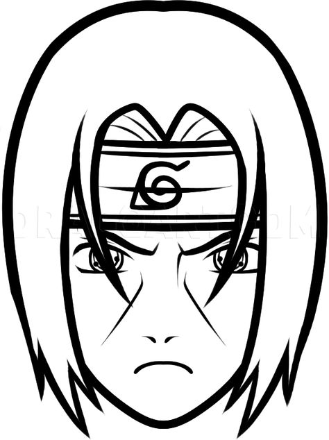 How To Draw Itachi Easy, Step by Step, Drawing Guide, by Dawn | dragoart.com Itachi Drawing Easy, Drawings Easy Anime, Itachi Sketch, Draw Itachi, Itachi Drawing, Bullet Journal For Kids, Naruto Drawings Easy, Badass Drawings, Easy Step By Step Drawing