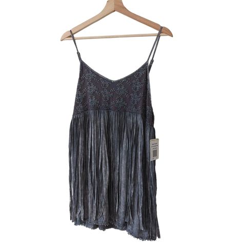 Cowgirl Hardware Women's Top Size Large Fringe Camisole Graphite Style Number 250229 Gray Acid Wash So Much Detail With Fringe And Embroidery. Adjustable Straps Length Can Vary Based On Adjustableness Stretchy Can Fit Medium To Extra Large Flat Across Pit. 17. Brand New With Tag! -- You'll Be Purchasing From A Trusted Small Business. Top Rated 5-Stars 1,000+ Customer Reviews. Items Are Cared For And Thoroughly Checked For Flaws. Guaranteed. Non-Smoking Home. Fast Shipping And Dedicated Customer Service. Best Of All, You’re Making A Conscious Choice For The Planet. Thank You For Your Purchase! Fringe Tops, Simple Casual Outfits, Fringe Top, Tank Top Camisole, Acid Wash, Top Rated, Extra Large, Adjustable Straps, Customer Service