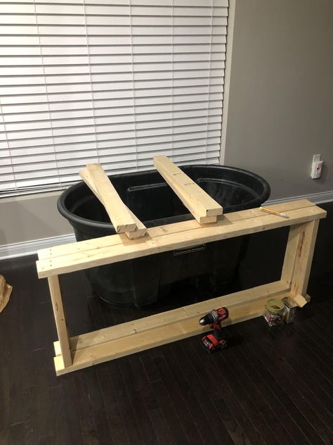 Indoor 100 Gallon Stock Tank Pond - Habitats and Equipment - Turtle Forum Stock Tank Turtle Habitat, Turtle Stock Tank, Turtle Indoor Habitat, Stock Tank Pond Ideas, Stick On Flooring, Indoor Turtle Habitat, Indoor Turtle Pond, Stock Tank Pond, Aquatic Turtle Habitat