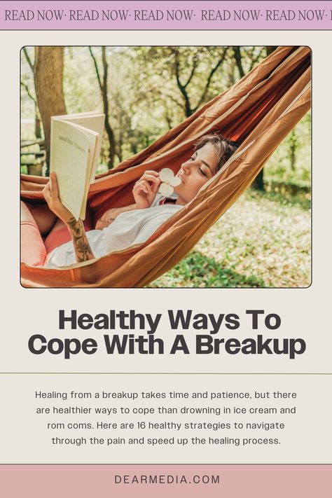 Navigating a breakup? You're not alone. Let's face it, heartbreak hurts. But it's also an opportunity for growth and self-discovery. Discover 16 healthy ways to cope with a breakup and emerge stronger than ever. From practicing self-care to seeking support, these strategies will help you heal and thrive. #BreakupRecovery #SelfCare #EmotionalWellness Coping With A Breakup, How To Cope With A Breakup, How To Heal From A Breakup, Getting Over Heartbreak, Dear Media, Breakup Hurt, Healing From A Breakup, Get Over Your Ex, Shattered Heart