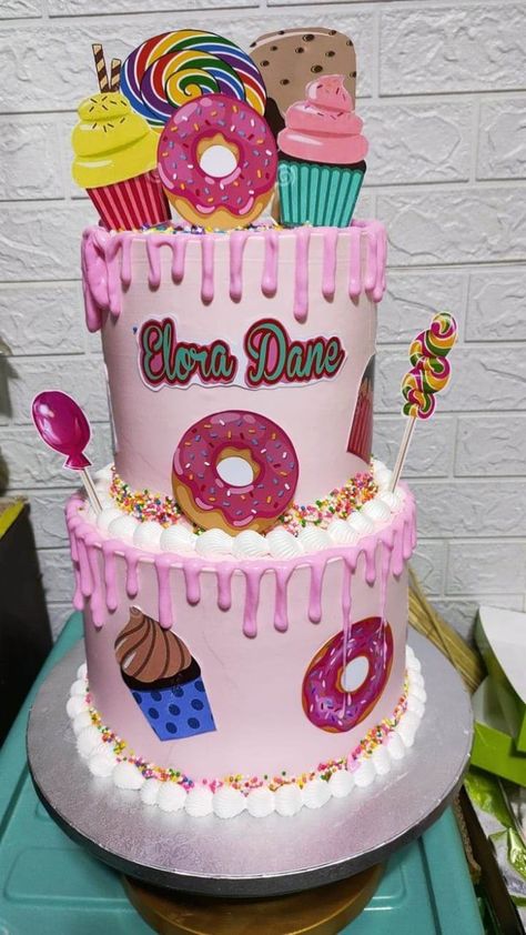 Candyland Cake Ideas, Candyland Theme Cake, Candyland Theme, Candyland Cake, Creative Creations, Birthday Cake Topper Printable, Theme Cake, Girl Cakes, Themed Cakes