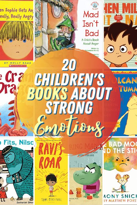 20 Books About Emotions for Kids Books About Emotions, Emotions For Kids, Tradition Ideas, Complex Emotions, Counseling Tools, Emotional Books, Intense Emotions, Kid Books, Dealing With Anger