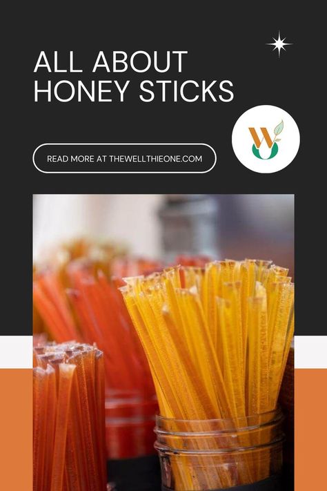 All About Honey Sticks How To Flavor Honey, How To Make Honey Sticks, Powdered Honey, Honey Inspiration, Honey Straws, Remedies For Bee Stings, Diy Honey, Honey Spoons, Honey Brand