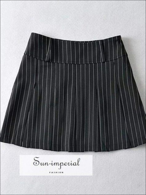 Material:Polyester Decoration:None Origin:CN(Origin) Age:Ages 18-35 Years Old Silhouette:Pleated Fabric Type:Broadcloth Waistline:empire Pattern Type:striped Style:England Style Dresses Length:Above Knee, Mini Size Table S : Waist 66cm(26") Hip 92cm(36.2") Length 38cm(15") M : Waist 70cm(27.6") Hip 96cm(37.8") Length 39cm(15.4") L : Waist 76cm(29.9") Hip 102cm(40.2") Length 40.5cm(15.9") the size be measured by ourselves, error 1-3cm Striped Pleated Skirt, Black Striped Skirt Outfit, Pin Stripe Mini Skirt, Black And White Midi Skirt Outfit, Black And White Striped Skirt Outfit, Plead Skirt, Pin Stripe Skirt, Striped Skirt Outfit, Mini Skirt A Line