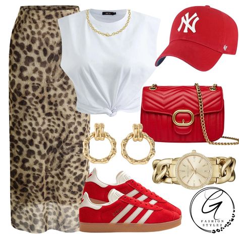 LEOPARD AND RED IS ALWAYS A GO ❤️🐆 ✨SHOP THE LOOK! LINKS TO OUTFIT IN WEBSITE UNDER SUMMER STYLEZ, CLICK LINK IN BIO ✨ #Fashion #Style #OOTD #FashionFinds #AmazonFashion #ShopTheLook #Fashionista #InstaFashion #WomenStyle #streetwearfashion #ootdfashion #streetwear #AmazonDeals #AmazonAffiliate #OutfitInspo #OutfitInspiration Cheetah And Red Outfit, Backyard Bbq Outfit Ideas Summer Casual, Cheetah Print And Red Outfit, Cheetah Outfit Black Women, Cheetah Print Shorts Outfit, Red And Leopard Outfit, Town Fair Outfit, Cheetah Outfit Ideas, Red Hat Outfit