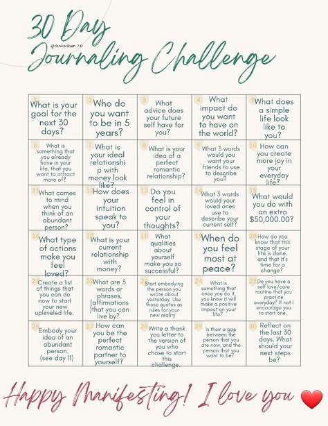 A 30 Day Calendar. 30 Day Life Challenge, 30 Day Journal Challenge Healing, 30 Days Manifestation Challenge, Journaling Challenge 30 Day, 30 Day Challenge To Get Closer To God, 30 Day Friendship Challenge, Monthly Journal Challenge, 30 Day Journal Challenge Self Discovery, 30 Day Manifestation Journal