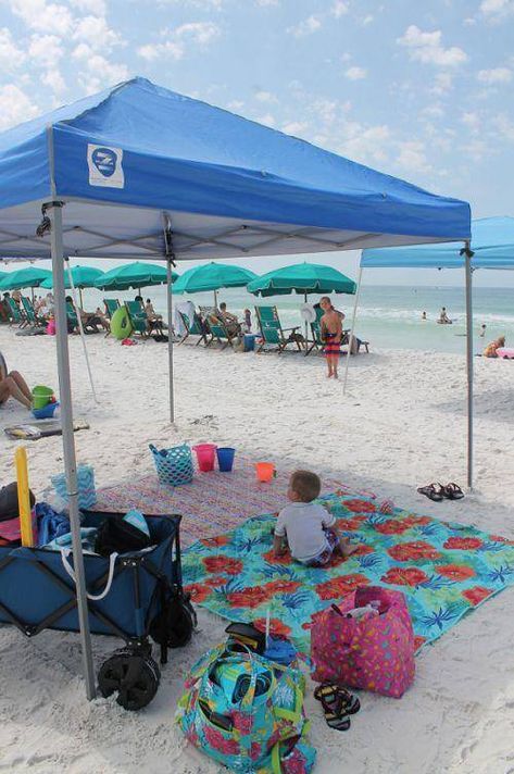 Beach Hacks Every Mom Needs to Know Beach Vacation Tips, Beach Cabanas, Beach Tips, Summer Tips, Family Beach Trip, Mom Needs, Beach Bonfire, Beach Vacay, Beach Ideas