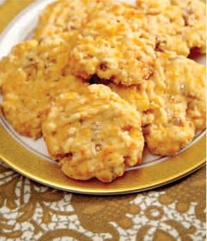 On Food: Martha Nesbit celebrates Savannah's table Cheese Wafers, Puffed Rice Cereal, Crispy Cheese, Cheese Straws, Puffed Rice, Rice Cereal, Sharp Cheddar, Sharp Cheddar Cheese, Cayenne Pepper