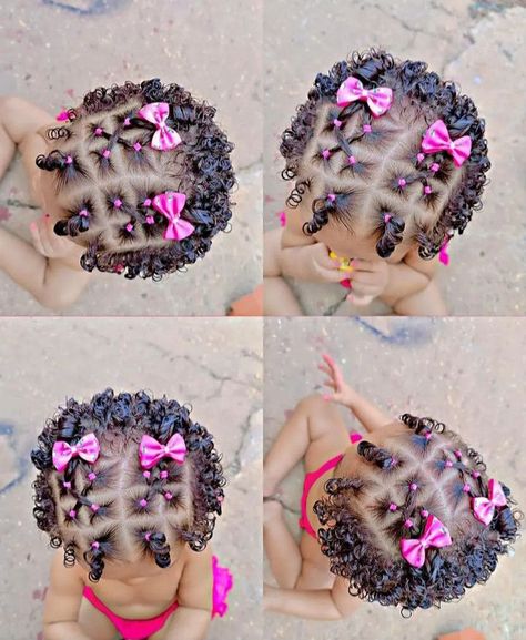 Toddler Hairstyles Girl Short Curly Hair, Mix Baby Girl Hairstyles, Short Curly Toddler Hairstyles, Black Baby Hairstyles Short Hair, Baby Curly Hairstyles, Hairstyles For Short Curly Hair Black, Short Toddler Hairstyles Black, Baby Hairstyles Short Hair, Wavy Hair Hairstyles