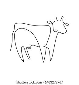 Cow Line Tattoo, One Line Cow Tattoo, Farm Tattoo Ideas, Simple Cow Tattoo, Cow Outline Tattoo, Cow Line Drawing, Cow Line Art, Continuous Line Tattoos, Cow Outline