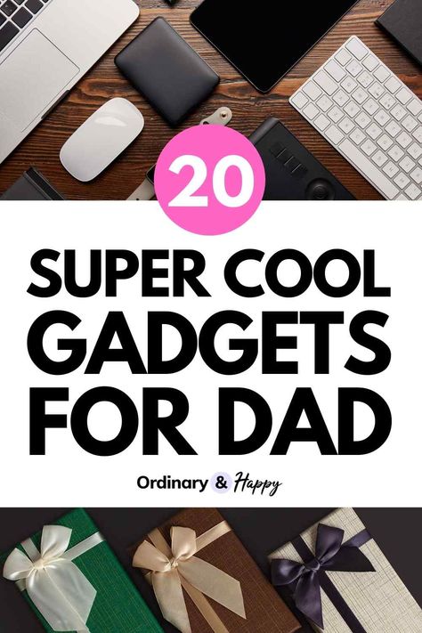 20 Super Cool Gadgets for Dad (Perfect for Father's Day). Father's day gift ideas, father's day gifts, gift ideas for dad. Custom Dad Gifts, Best Christmas Gifts For Dad, Gift Ideas For Dad From Daughter, Gifts For Dads Who Have Everything, Dad Present Ideas, Christmas Ideas For Dad, Gift Ideas For Dad Christmas, Dad Gifts Ideas, Present Ideas For Dad