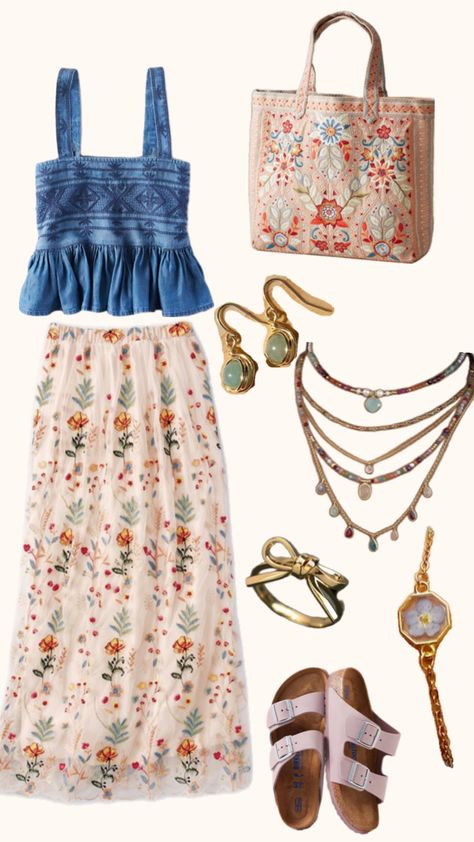 Cottage core summer outfit Cottage Core Summer Outfits, Cottage Core Summer, Cottage Core, Summer Outfit, Summer Outfits, Cottage, Spring Summer, Beauty, Clothes