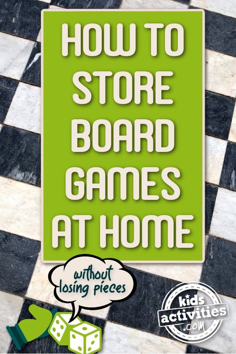 12 Board Game Storage Ideas • Kids Activities Blog Board Game Storage Ideas, Game Storage Ideas, Board Game Shelf, Board Game Box, Board Game Storage, Board Game Pieces, Board Game Organization, Game Organization, Apples To Apples Game