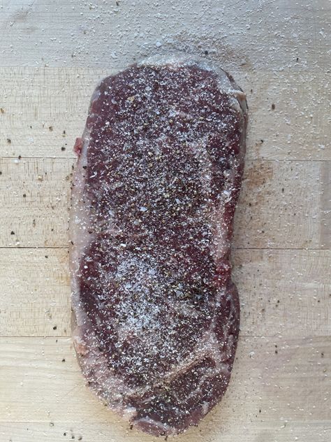 How to season steak: A step-by-step guide to seasoning steak How To Tenderize New York Strip Steak, Best Way To Season A Steak, How To Season A Steak, How To Season Steak, Brine Steak, Seasoning Steak, Season Steak, Bottom Round Steak, Cheap Steak