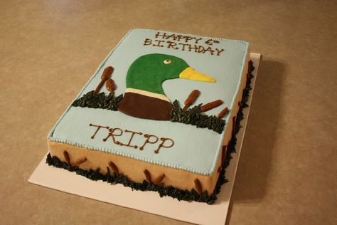 Duck Hunting Sheet Cake, Birthday Cake Duck, Duck Hunting Birthday, Duck Hunting Cakes, Cake Duck, Hunting Birthday Cakes, Festive Cakes, Birthday Wishes Boy, Birthday Cake For Men