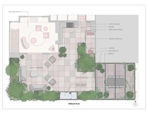 Rooftop Layout Plan, Rooftop Garden Floor Plan, House Rooftop Design, Rooftop Garden Plan, Rooftop Plan, Open Terrace Ideas, Terrace Plan, Roof Garden Plan, Penthouse Garden