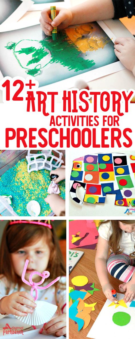 Our exploration of Art History at a preschool-level! And there's plenty for grown ups to learn and enjoy too! Preschool After School Activities, Matisse Art Project, Art History Activities, Matisse Kunst, Preschool Art Projects, Activities For Preschoolers, Different Art, History Activities, Picasso Art