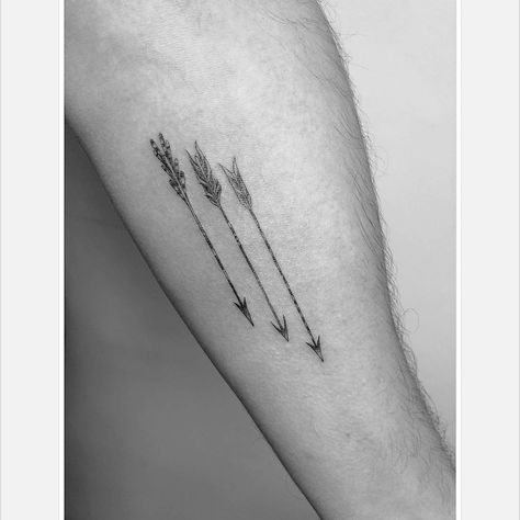 @winterstone on Instagram: “POWER OF 3  #singleneedle #delicatelysharp #power #3” 3 Arrow Tattoos For Women, 2004 Tattoo Design, 3 Arrow Tattoo, Mens Arrow Tattoo, Arrow Forearm Tattoo, Winter Tags, Arrow Tattoos For Women, Arrow Tattoo Design, Single Needle Tattoo