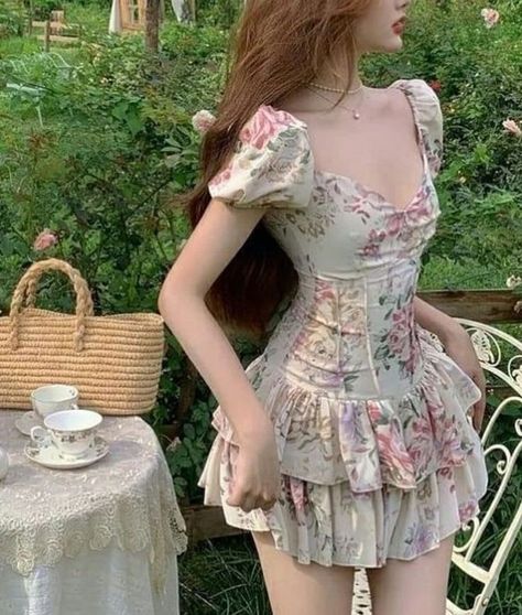 fashion outfits 2023 / tetlassova Whimsical Princess Dress, Jake Jay, Korean Fashion Dress, Outfits 2023, Vestidos Vintage, Fashion Attire, Swaggy Outfits, Glam Dresses, Looks Chic