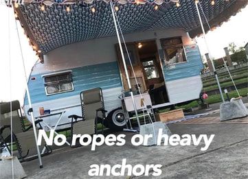 Ropeless Awning System Camper Awning, Trailer Awning, Vintage Trailers Restoration, Camper Redo, Rv Awning, Camper Awnings, Tent Poles, Vintage Trailer, Vintage Camper