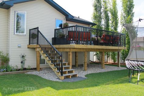 Detox Baths, Deck Building Plans, Ideas Terraza, High Deck, Deck Renovation, Deck Landscaping, Vegetarian Diets, Backyard Renovation, Angled Bobs