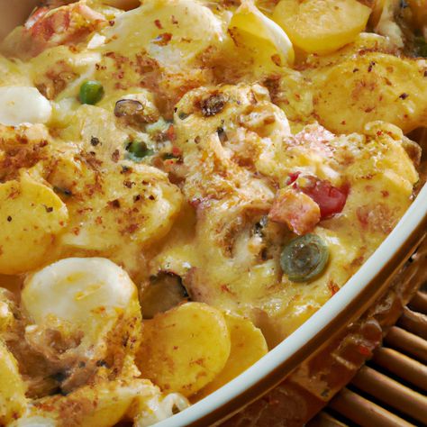 New England Seafood Casserole Seafood With Mashed Potatoes, Seafood Stuffed Haddock, Seafood Bake Casserole, Easy Seafood Casserole Recipes, Seafood Mix Recipes Dinners, Seafood Meatloaf, Lobster Casserole Recipes, Thanksgiving Seafood Dishes, Seafood Casserole Recipes Baked