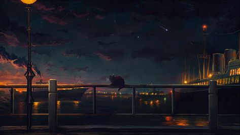 Studio Ghibli - Album on Imgur Dark Vintage Aesthetic, Anime Landscape, Salford City, The Garden Of Words, 2560x1440 Wallpaper, Wallpapers Ipad, Laptop Wallpaper Desktop Wallpapers, Anime City, Fotografi Kota