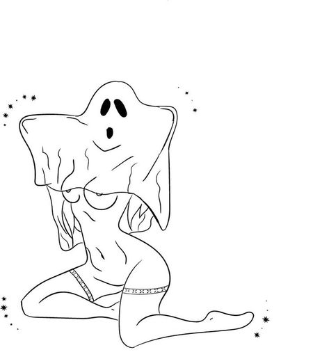 Tattoo ghost ideas. Halloween tattoo.Black and white line work. Tattoo Ghost, Tattoo Black And White, Ghost Tattoo, Black And White Cartoon, Spooky Tattoos, Black Color Hairstyles, Dark Art Tattoo, Color Hairstyles, Tattoo Design Book