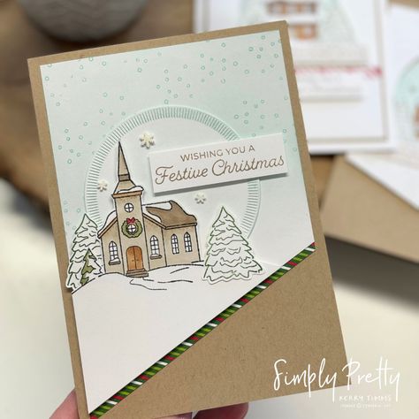 Stampinup Yuletide Village, Su Yuletide Village Cards, Su 2024 Mini Catalog, Stampin Up Yuletide Village Cards, Yuletide Village Stampin Up Cards, Stampin Up Yuletide Village, Yule Tide, Humble House, Create Christmas Cards